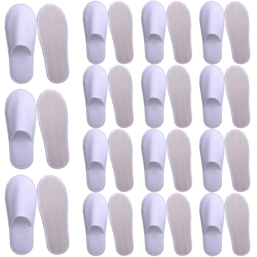 Slippers jetables antidérapants en peluche | 15 pantoufles de salle de bain pour homme femme