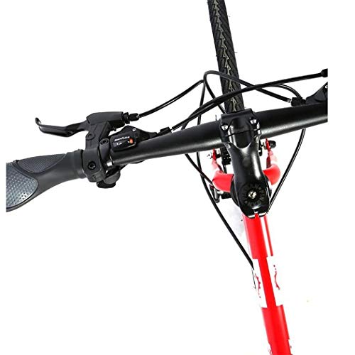 JLRTY Mountainbike Mountainbike, Bergfahrräder Hardtail, Carbon-Stahlrahmen, Vorderradaufhängung Und Dual Disc Brake, 26 Zoll (Color : Red, Size : 21-Speed) – Bild 5