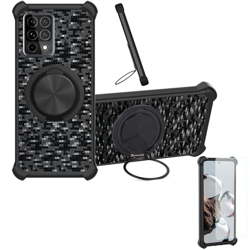 �Ή� Allview X8 Pro �P�[�X Phone Case [1�� 9H+�d�x���� �K���X�t�B����][360°��]���X�^���h�A�}�O�l�b�g��]CX-11-HEI