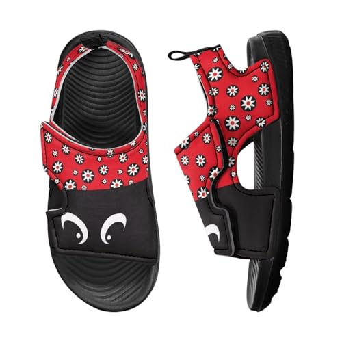 Summer Sandals Kids Water Shoes Adjustable Strap Open Toe Outdoor Slides Beach Sport Slip On Slide Sandals