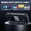 PAWDIARY Clear Switch 2 Protective Case for Nintendo Switch 2 (New 2025), Slim PC Console & Controller Grip Switch 2 Cover Protector, Scratch-Resistant Design Hardshell Skin