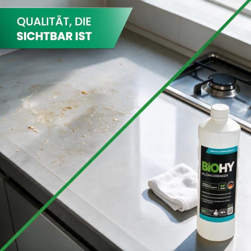 BiOHY Allzweckreiniger (2 x 1L) | Bodenreiniger Konzentrat für Parkett, Fliesen & Hartböden | Reiniger für Wischroboter… – Ansicht 6