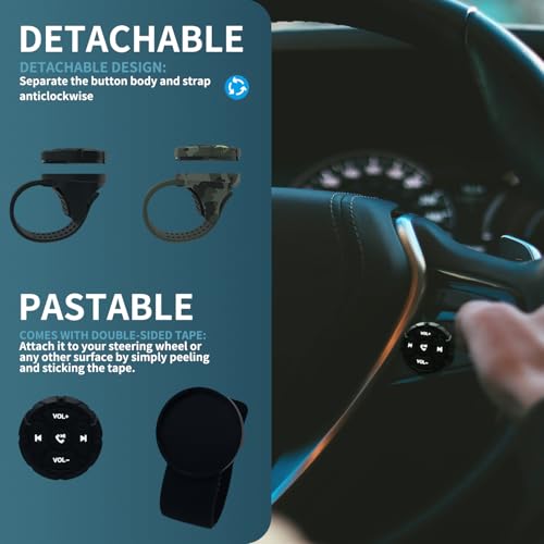 Image of Bluetooth Media Button,Phone Remote for Car Bike Motorcycle