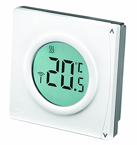 Danfoss 087N7849 - Termostato de Ambiente Digital no programable, Color Blanco Cover