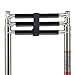 3 Step Boat Ladder, 304 Stainless Steel Telescoping Folding Pontoon Boat Ladder Dock Swim Ladder for Marine Boat Yacht