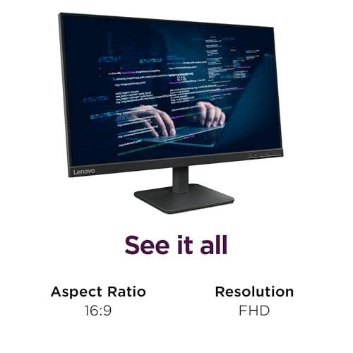 Lenovo L24-4e - Office Monitor - 23.8" FHD IPS Display - 100Hz Refresh Rate - 4 ms MPRT - 99% sRGB - Raven Black - Tilt Stand by Lenovo - Image 8