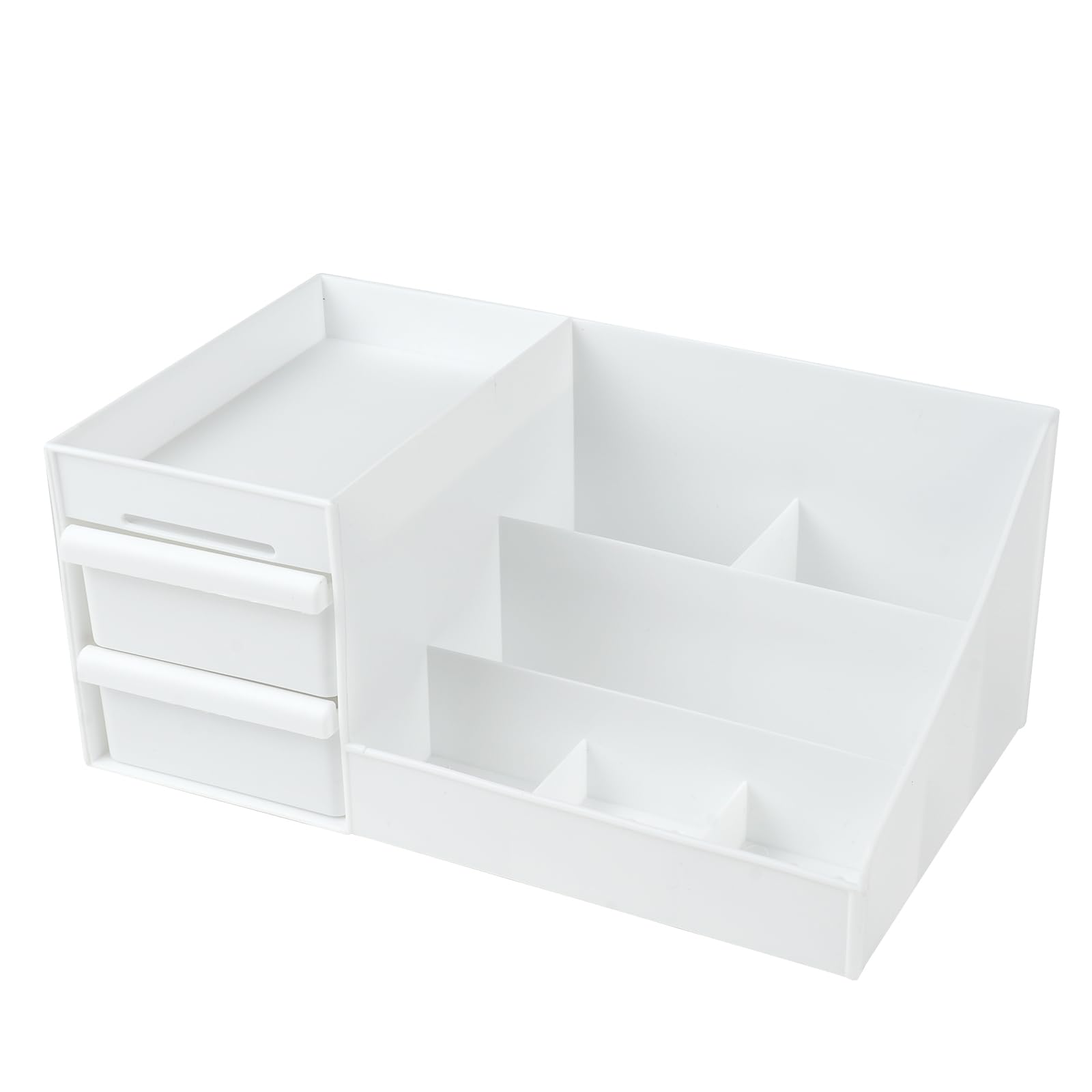 URAQT Makeup Organizer Storage Drawers, Large Capacity Dressing Table Plastic Cosmetics Holder