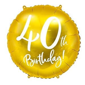 Luftballon 40. Geburtstag Gold Folienballon Nummer 40 Geburtstag Luftballon 40 Deko 40. Geburtstag Frauen Männer…