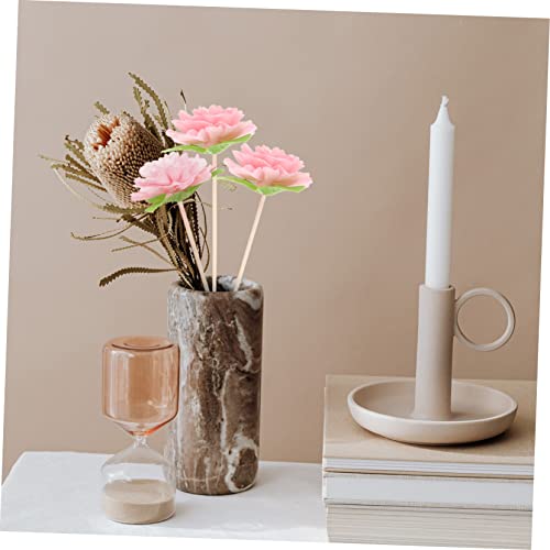 5 unidades de varitas aromáticas decorativas con diseño de flores miniatura 4
