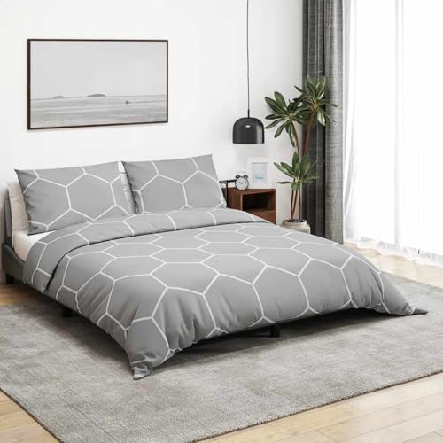Mokuyary - Juego de funda nórdica (140 x 200 cm, algodón, funda nórdica para cama, dormitorio, hotel, K