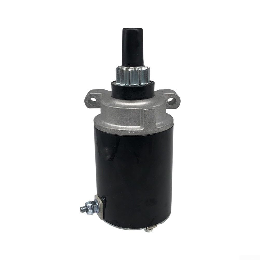 Para Tecumseh 36914 37425 Motor de arranque 12 V en sentido contrario a las agujas del reloj engranaje de piñón de 10 dientes negro compatible con Lester 5747 Stc0023 piezas de cortacésped de motor