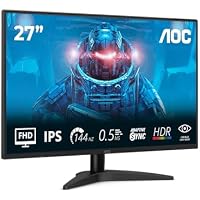 AOC 27B36X Gaming Monitor 27 Pulgadas 144Hz Panel IPS, 4ms GtG