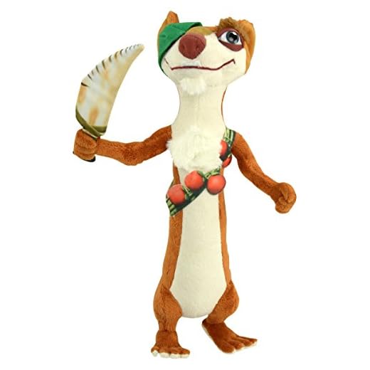 Ice Age 5 kollision i förvägen! Buck plysch 30 cm licensierad produkt