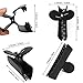 Professional Salon Butterfly Hair Clips, Segbeauty 4pcs Large Black 3.54 inches Double Teeth Hair Sectioning Clamps for Hairstyling and Thick Long Hair