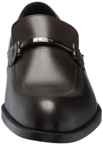Image of BOSS Men's Tayil Smooth Leather Bit Loafer