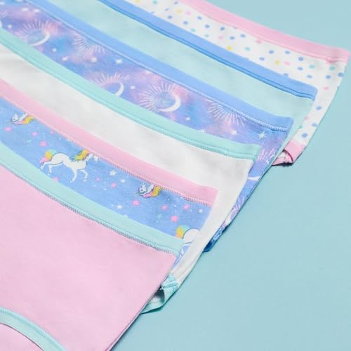 Saint Eve Kids Little Girls Cotton Underwear, Soft Breathable Multi Pack Brief Panties3