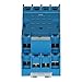 94.74SMA | FINDER Relay Base, DIN Rail Mount, 14 PIN for 55.32 and 55.34 Series RELAYS - Blue