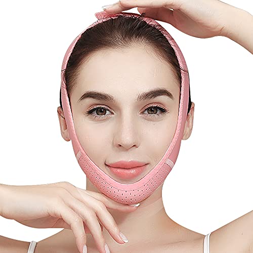 Face Lifting Slimming Belt, Double Chin Reducer Chin Up Mask, V Line Mask Facial Slimming Strap, Slimming Face Mask