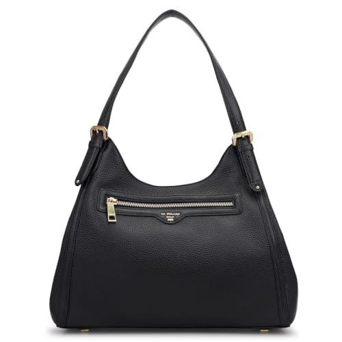Da Milano black leather shoulder bag – image 4