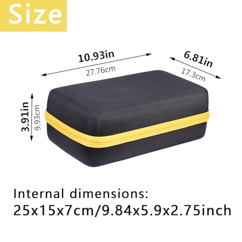 khanka Hard Carrying Case Replacement for DEWALT DCF682N1 / DCF680N2 8V MAX Cordless Screwdriver Kit, Gyroscopic, Case Only