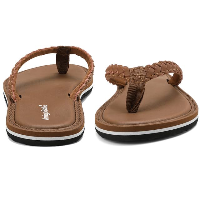 ARRIGO BELLO Chanclas Mujer Piscina Playa Sandalias Antideslizante Chancletas Duraderas Cómodas Flip Flops Elegantes Verano Sandalias Talla 36-41