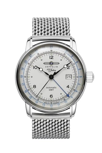Zeppelin Orologio automatico 8666M-1, bianco, Bracciale