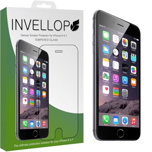 iPhone 6 Screen Protector - INVELLOP Tempered Glass Screen Protector for iPhone 6 4.7 (Tempered Glass)