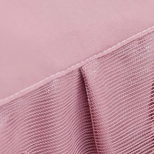 Cache-sommier élégant à 3 couches avec bande élastique en polyester antidérapant, parfait pour la rénovation de la chambre à coucher, bleu, 200 x 220 cm