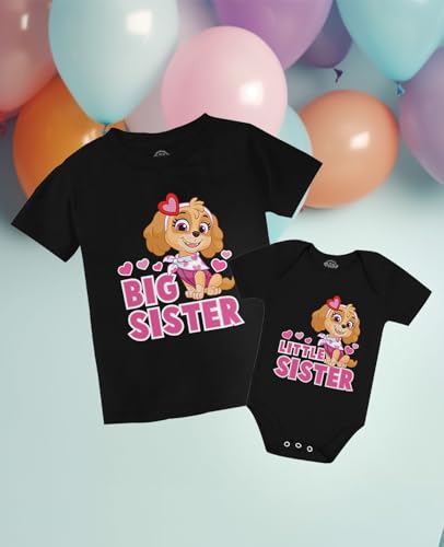 Tstars Paw Patrol Skye Big Sister Little Sister Matching Outfits Girls Sibling Shirts4