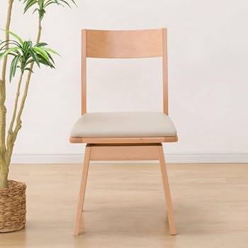 Amazon｜ニトリ ダイニングチェア 回転式 SI01A ライトブラウン