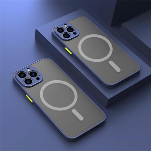 Coque iPhone 15 Plus magnétique mate avec protection antichoc renforcée