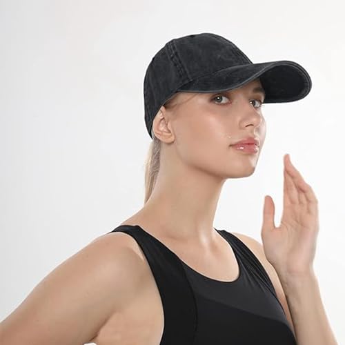 Image of 6 Pack Distressed Baseball Cap Washed Cotton Dad Hat for Men Women