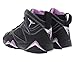 Jordan Girl's Air 7 Retro (Big Kid) Black/Barely Grape/Rush Fuchsia 6.5 Big Kid M