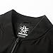 URBANFIND Men's Bomber Jackets Casual Lightweight Windbreaker Fashion Spring Fall Coats US L Black
