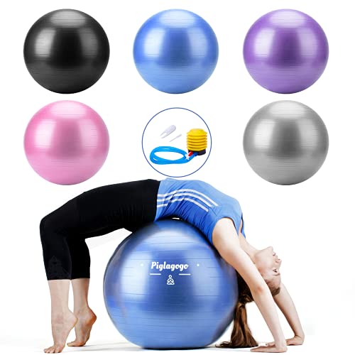 Pelota de Ejercicio Pelota de gimnasia para embarazo para asiento de oficina pilates yoga exercices deportes accesorio antideslizante protección contra explosiones con bomba de bola