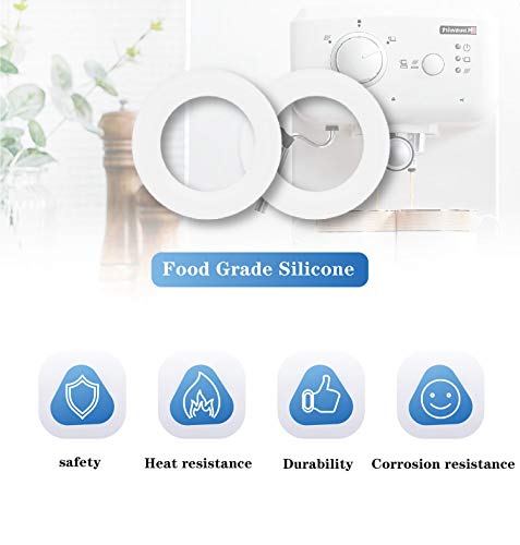 (3 e 4 xicaras 8PCS) - Litorange 8 PCS Substituicao sobressalente de silicone de grau alimenticio. B