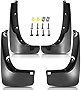 Set of 4 Front and Rear Side Mud Flaps Splash Guards Replacement for Toyota RAV4 2000-2005 Sport Utility (with Fender Flares)