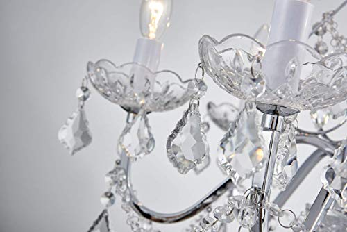 BESTIER moderno lampadario a sospensione in cromo