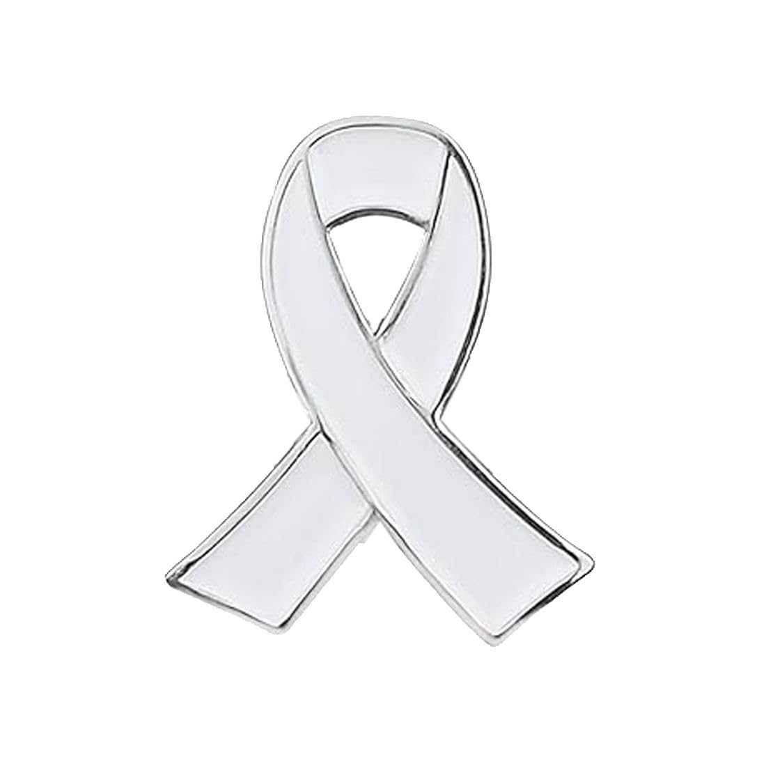Clj Charles Le Jeune White Ribbon Pin - Awareness Against Violence Against Women - Engaged - Quality of Finish - Pin - Pin - Pin - Pin - Pin - Pin - Ribbon Commitment Pins