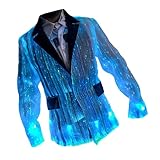 guaber vestito da partito illuminato led incandescente vestito da festa usb ricaricabile fibra ottica abbigliamento per adulti festival celebrazione festival usura