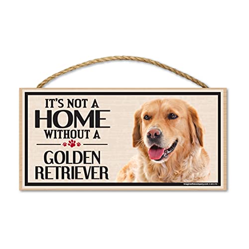 Image of Imagine This Wood Sign for Golden Retriever Dog Breeds