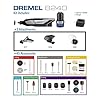 Dremel 8240 Cordless Rotary Tool 12V 2Ah Lithium-ion Battery, Multitool Kit with 3 Attachments, 45 Accessories, Variable Speed 5.000-35.000 RPM and Quick Charge Time