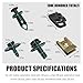 ZNDAW 100PCS Car Screws and Bolts, Engine Under Cover Splash Shield Guard Body Bolt Kit, Universal Undertray Screws Bumper Fender Liner Push Retainer Extruded U-Nuts Replacement