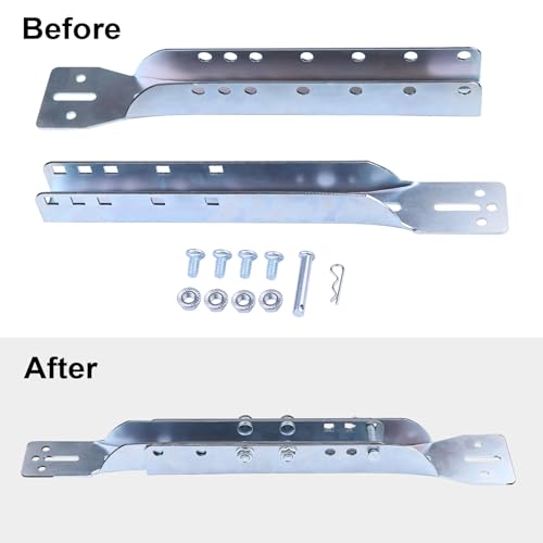 Baudelun Garage Door Opener Reinforcement Bracket, Adjustable Garage Door Parts Bracket, Steel Zinc Plated