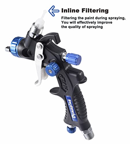 Dynastus Touch Up Composite Hvlp Air Spray Gun Auto Car Detail Paint Sprayer Spot Repair, With Filtering And Protective Kits #TOP3