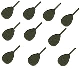 10 X Karpfen Fischen Gewichte 1,5 oz 2oz 2,5 unzen 3oz 3,5 oz Inline Style Alle Größen NGT - 3oz