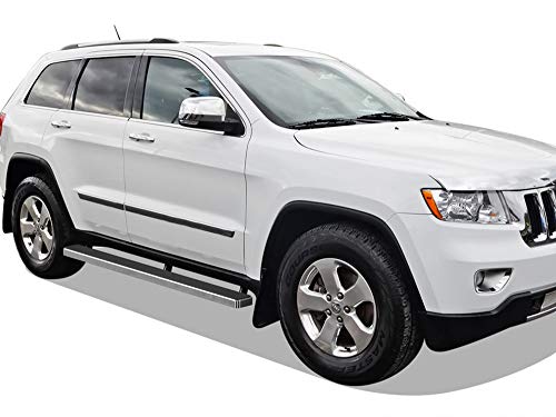 Estribos acero inoxidable 5 pulg para Jeep Grand Cherokee miniatura 2