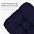 TOTATOWI Outdoor Chair Cushions Patio Furniture Cushion Waterproof Outdoor Cushion for Patio Furniture Set of 2 U Shaped Overstuffed Seat Cushions for Wicker Chair (Only Cushion) Navy