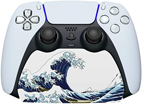 PlayVital White Controller Display Stand for ps5,Gamepad Accessories Desk Holder for ps5 Controller with Rubber Pads