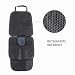 hauck Sit on Me Deluxe, Schwarz - Universal Kindersitzunterlage Autositzschoner 120 x 46 cm, Isofix Geeignet, Wasserabweisend, Sitzschutz Sitzschoner Auto Kindersitz mit Netztaschen
